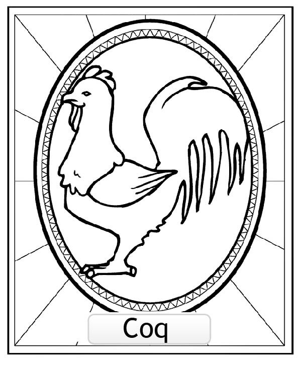 Coloring page: Rooster (Animals) #4221 - Free Printable Coloring Pages