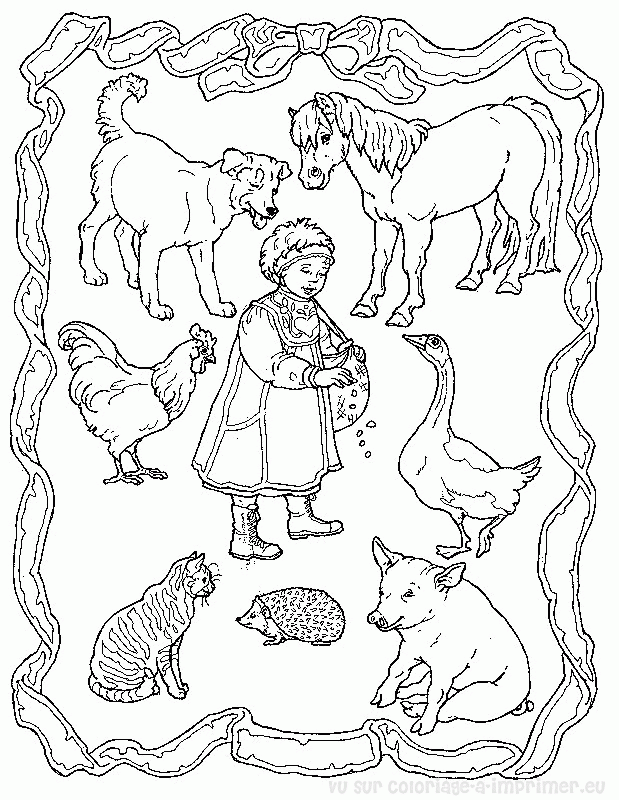 Coloring page: Rooster (Animals) #4223 - Free Printable Coloring Pages