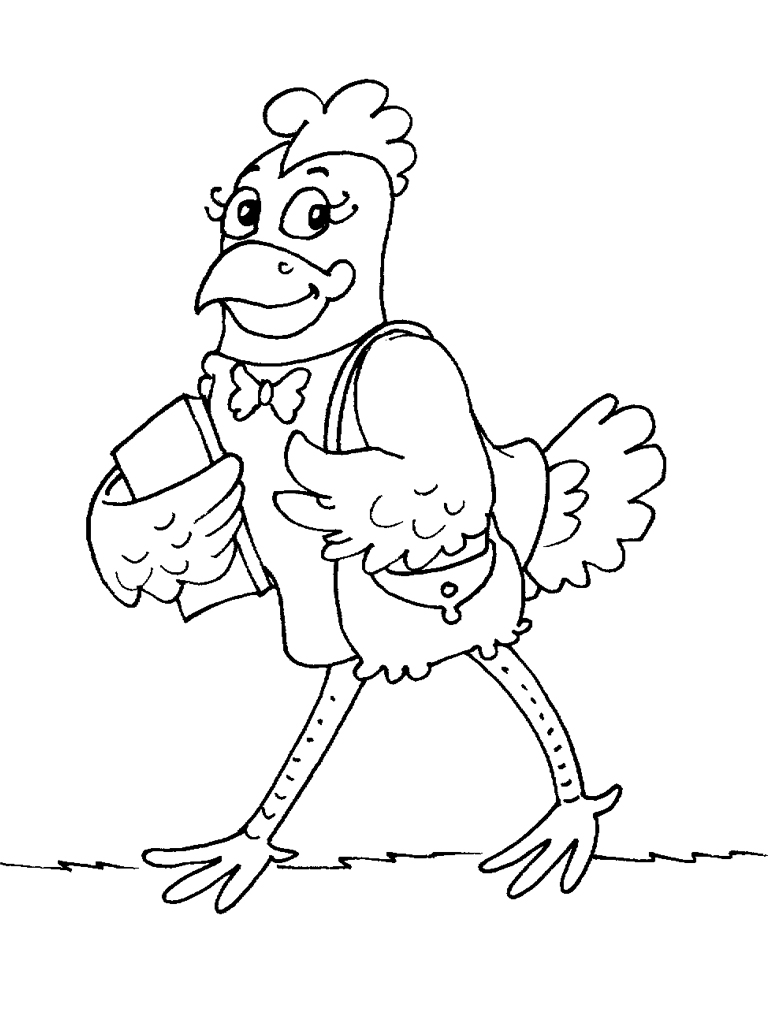 Coloring page: Rooster (Animals) #4267 - Free Printable Coloring Pages