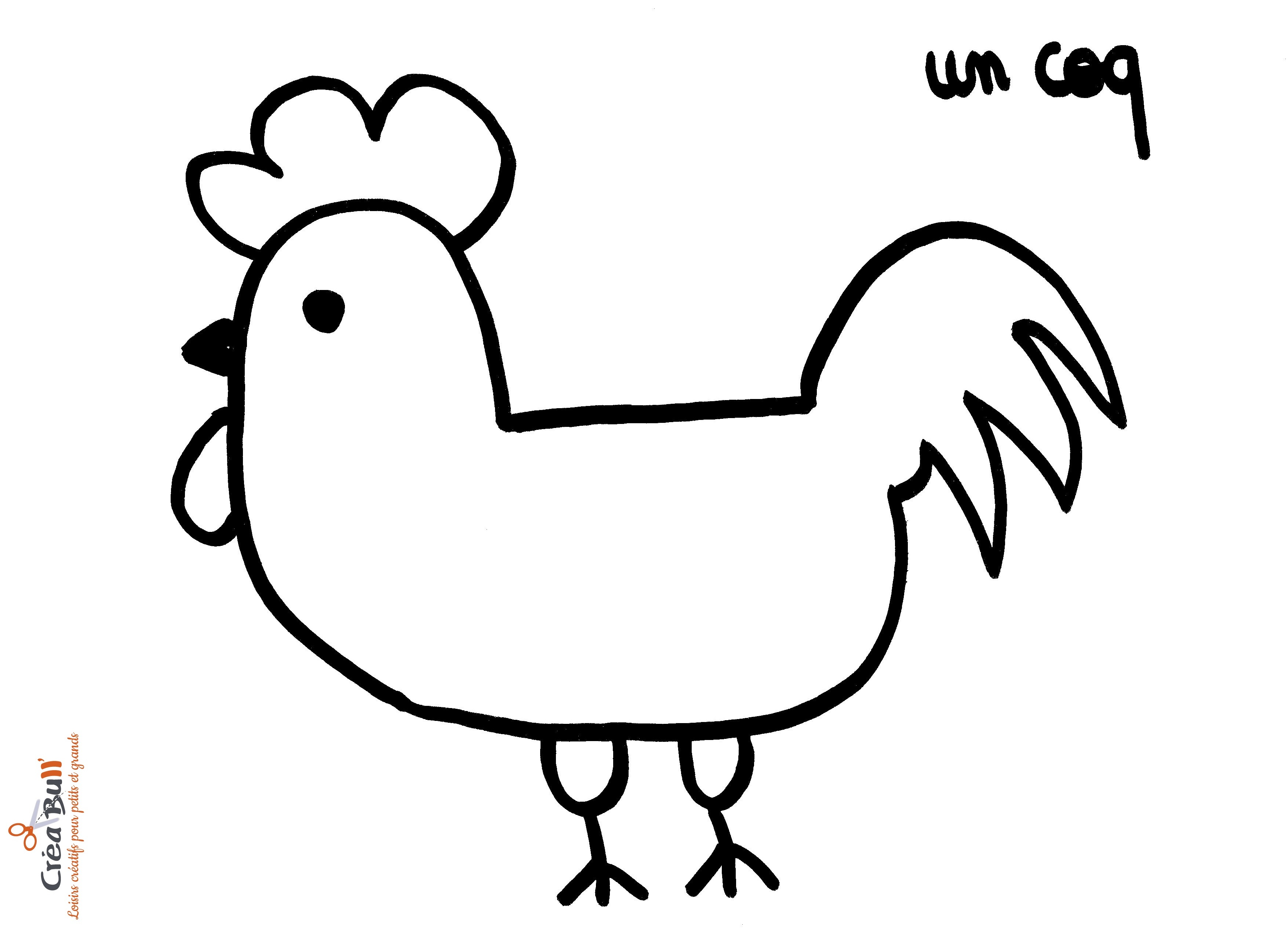 Coloring page: Rooster (Animals) #4268 - Free Printable Coloring Pages