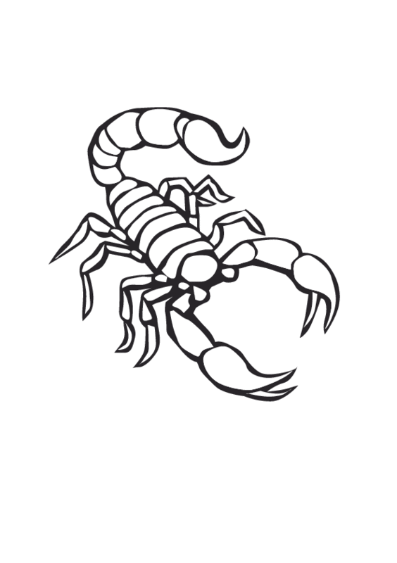 Coloring page: Scorpio (Animals) #14552 - Free Printable Coloring Pages