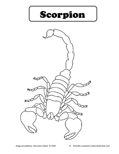 Coloring page: Scorpio (Animals) #14610 - Free Printable Coloring Pages