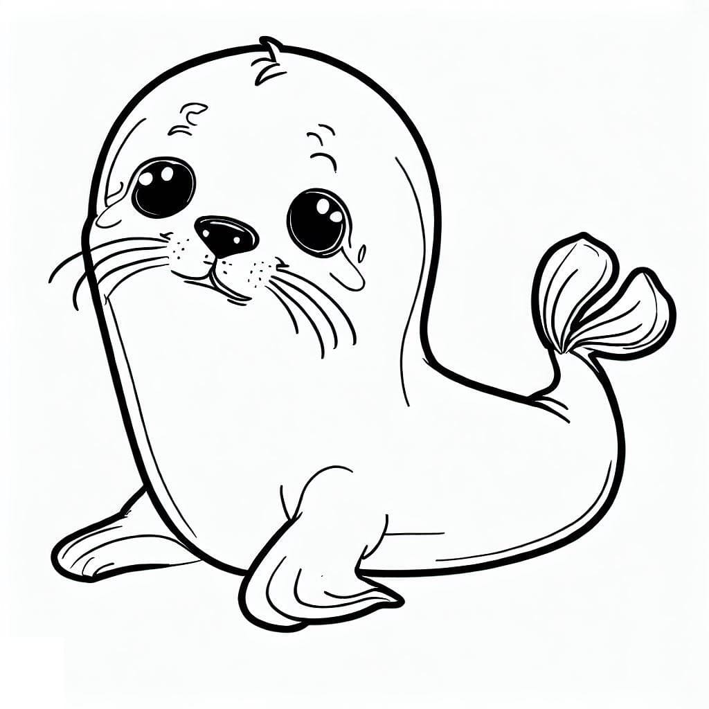 Free printable Sea Lion coloring page #192518 from Animals collection