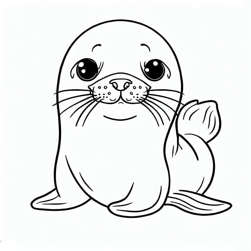 Free printable Sea Lion coloring page #192520 from Animals collection