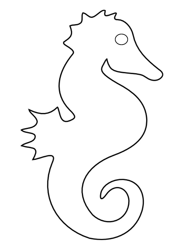 Coloring page: Seahorse (Animals) #18589 - Free Printable Coloring Pages