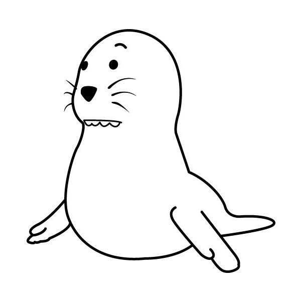 Coloring page: Seal (Animals) #16317 - Free Printable Coloring Pages