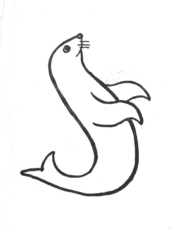 Coloring page: Seal (Animals) #16372 - Free Printable Coloring Pages