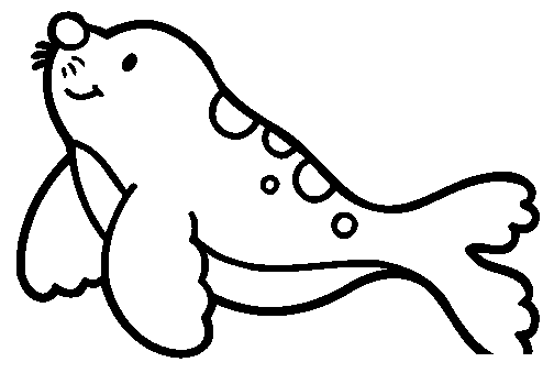 Coloring page: Seal (Animals) #16390 - Free Printable Coloring Pages