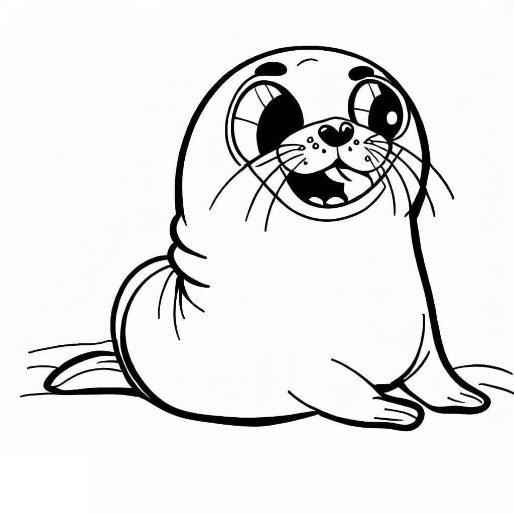 Free printable Seal coloring page #188079 from Animals collection