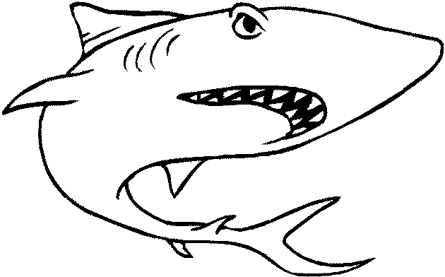 Coloring page: Shark (Animals) #14779 - Free Printable Coloring Pages