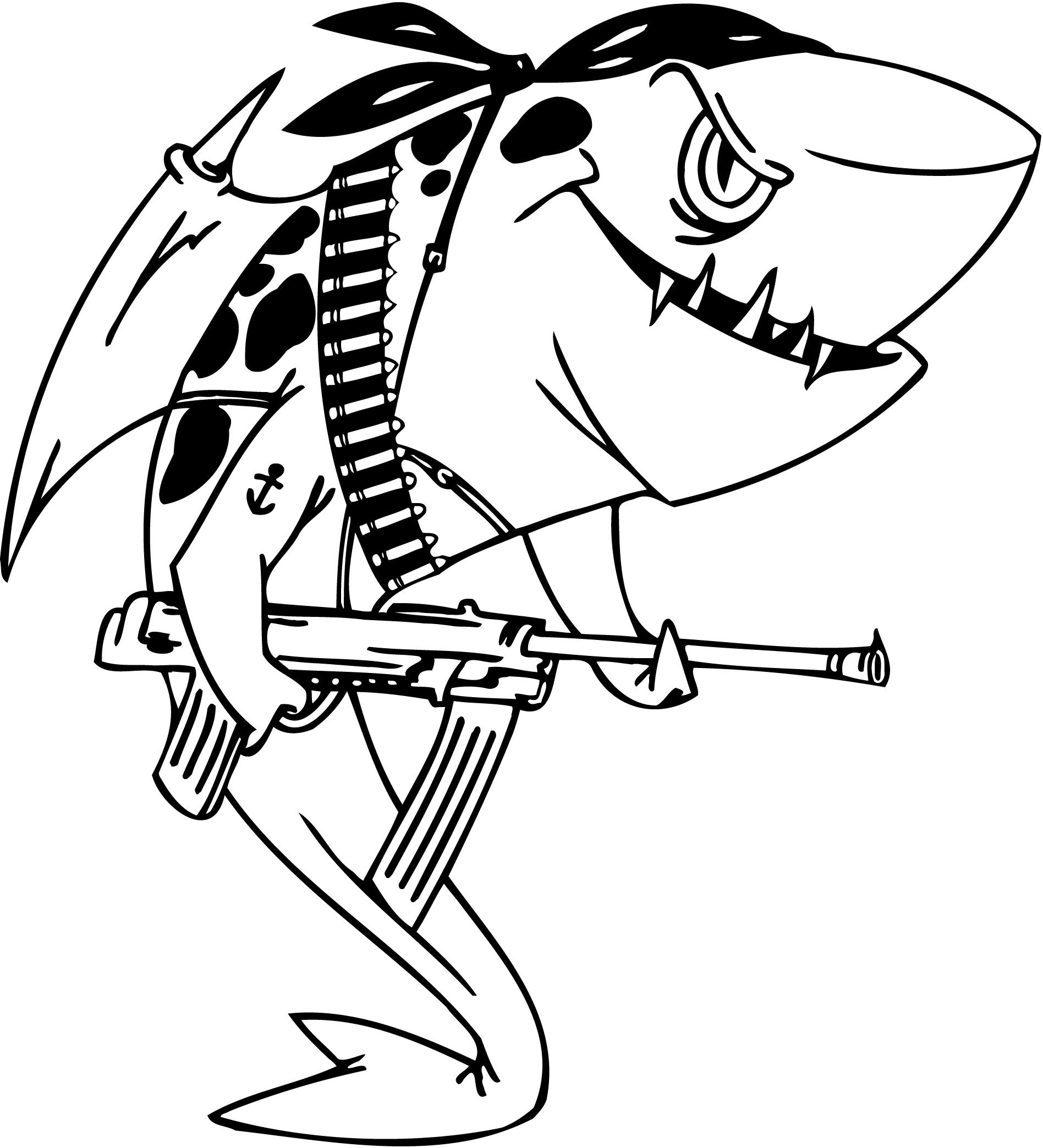 Coloring page: Shark (Animals) #14803 - Free Printable Coloring Pages