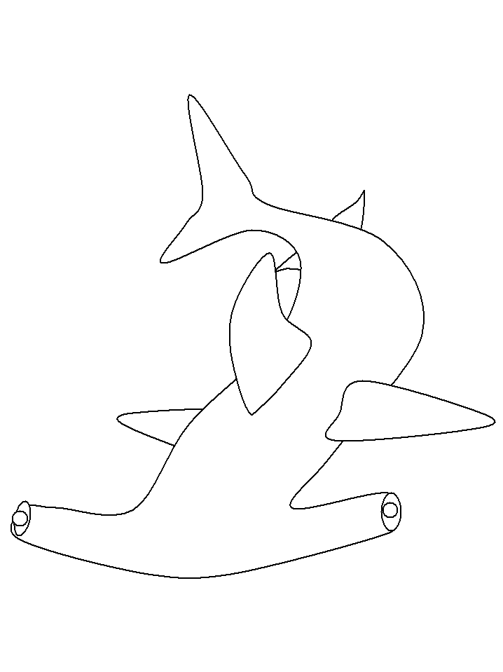 Coloring page: Shark (Animals) #14844 - Free Printable Coloring Pages