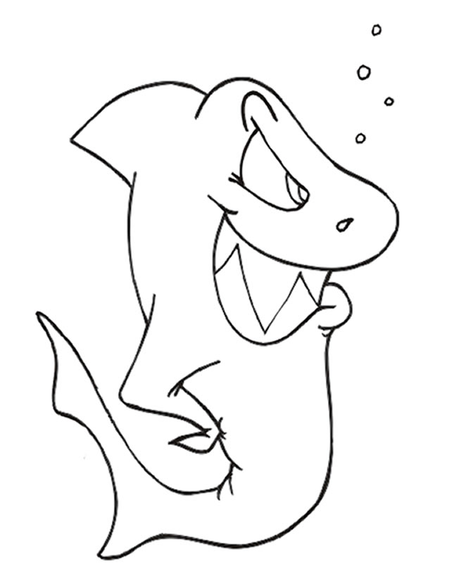 Coloring page: Shark (Animals) #14859 - Free Printable Coloring Pages