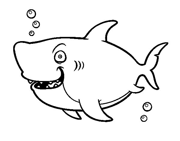 Coloring page: Shark (Animals) #14877 - Free Printable Coloring Pages