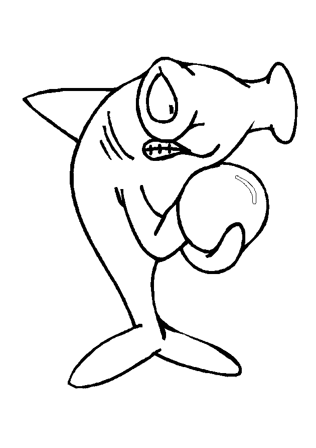 Coloring page: Shark (Animals) #14880 - Free Printable Coloring Pages