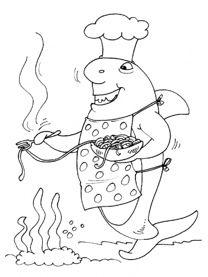 Coloring page: Shark (Animals) #14887 - Free Printable Coloring Pages