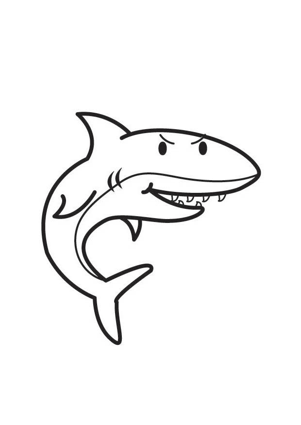 Coloring page: Shark (Animals) #14898 - Free Printable Coloring Pages
