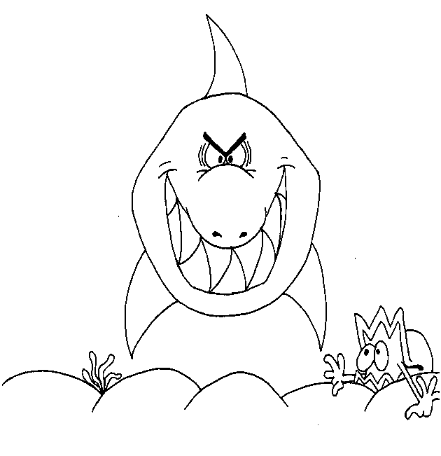 Coloring page: Shark (Animals) #14909 - Free Printable Coloring Pages