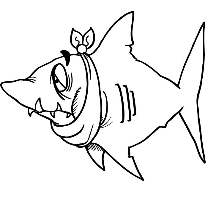 Coloring page: Shark (Animals) #14957 - Free Printable Coloring Pages