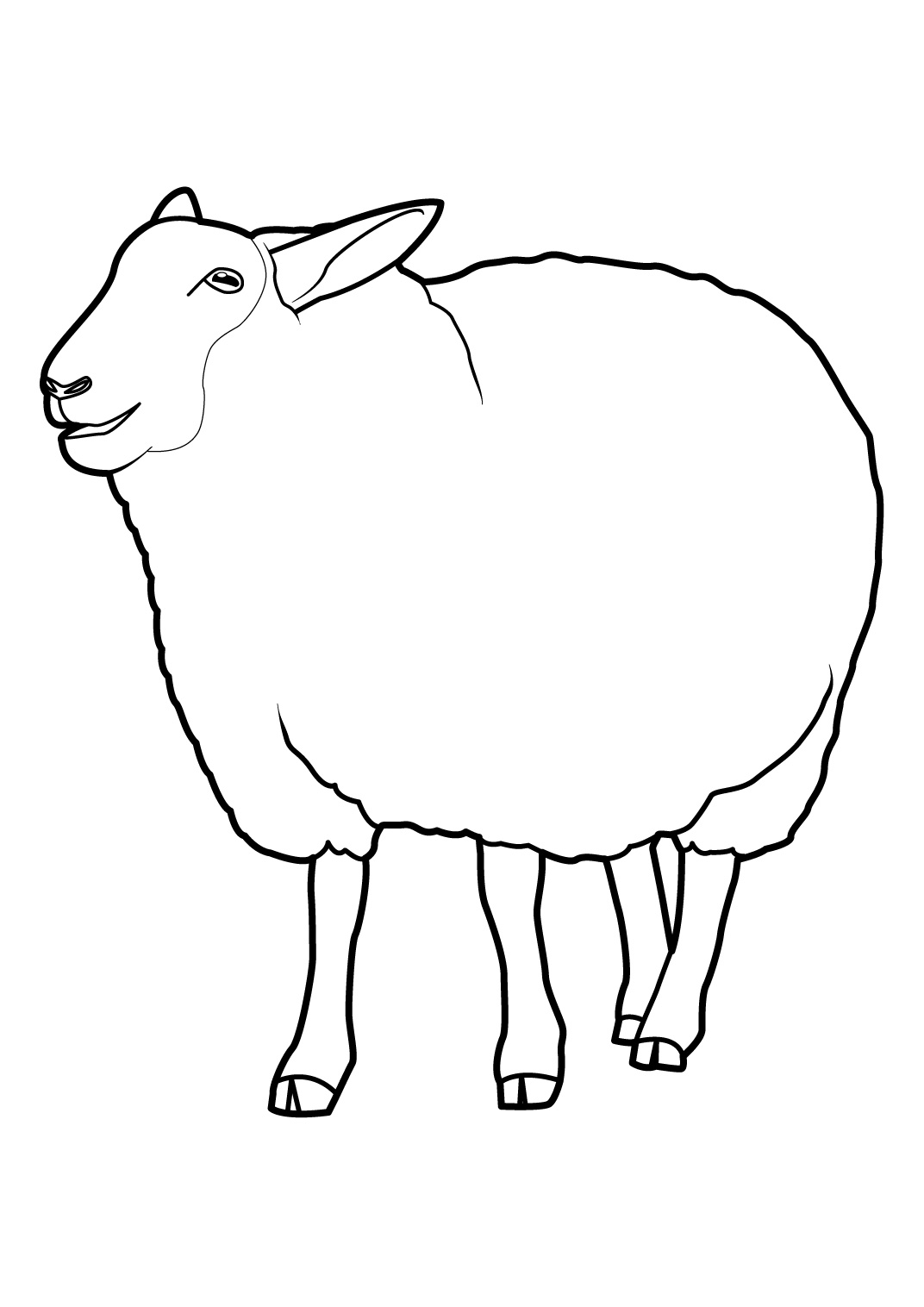 Coloring page: Sheep (Animals) #11404 - Free Printable Coloring Pages