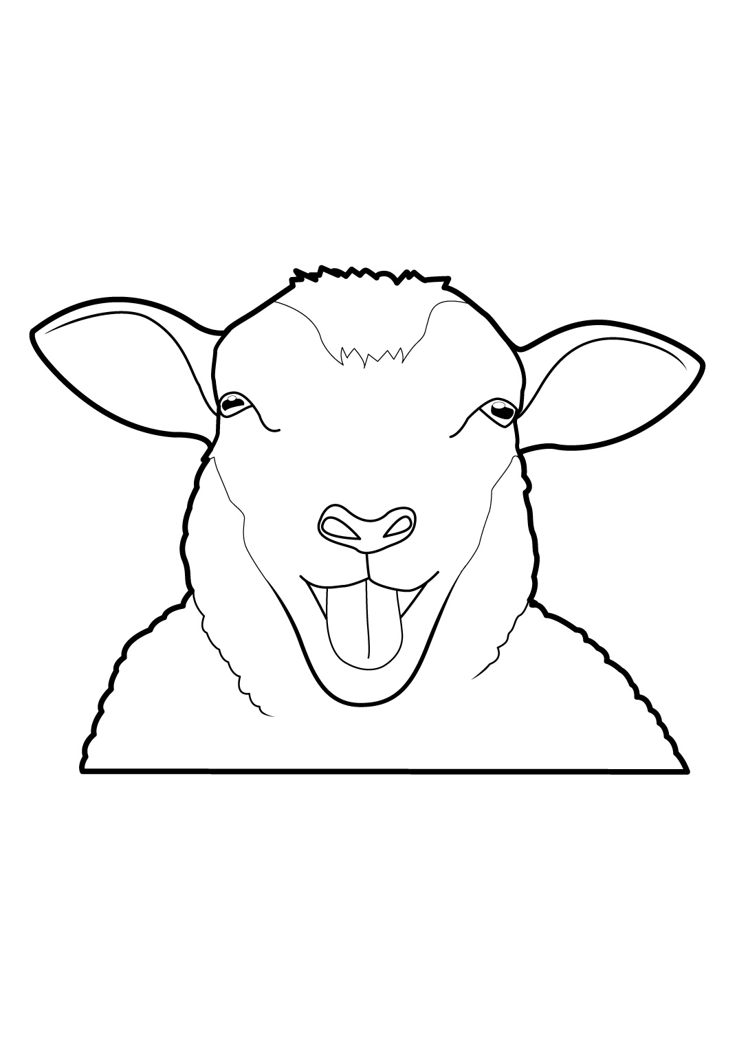Coloring page: Sheep (Animals) #11417 - Free Printable Coloring Pages