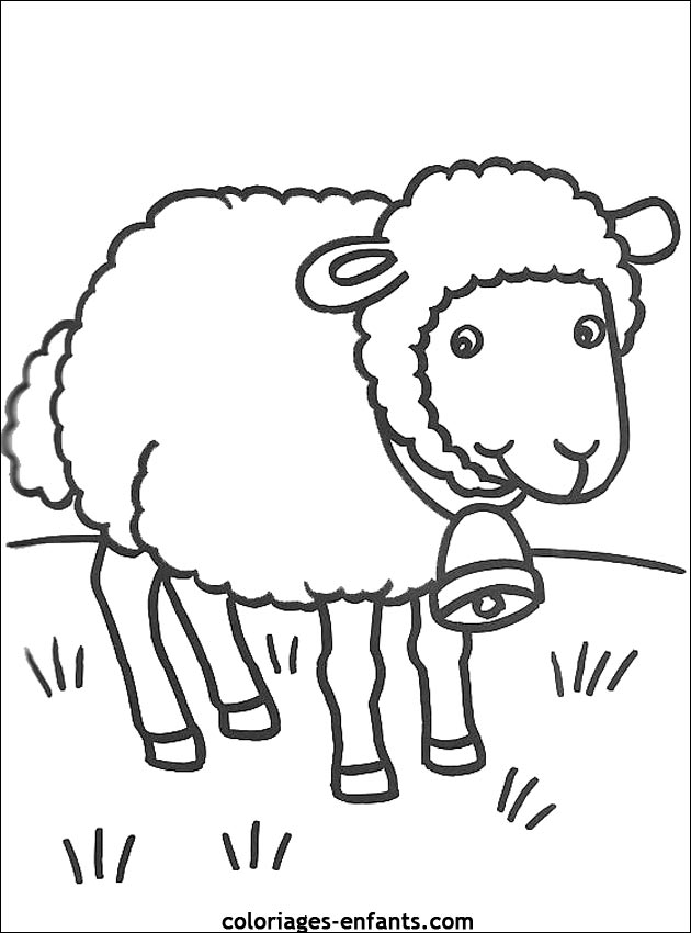 Coloring page: Sheep (Animals) #11439 - Free Printable Coloring Pages