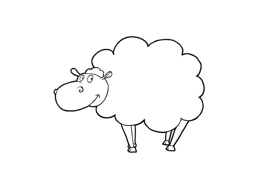 Coloring page: Sheep (Animals) #11454 - Free Printable Coloring Pages