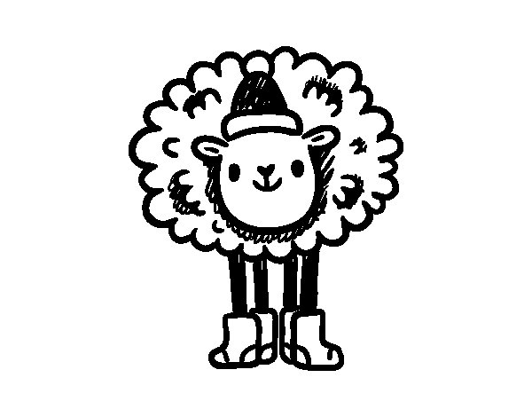 Coloring page: Sheep (Animals) #11457 - Free Printable Coloring Pages