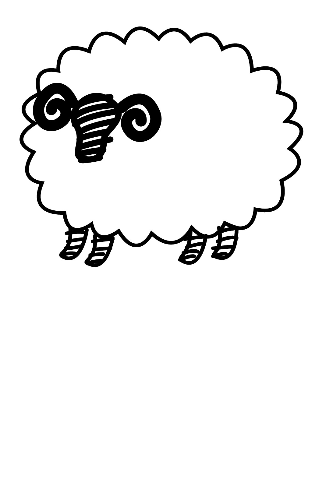 Coloring page: Sheep (Animals) #11515 - Free Printable Coloring Pages