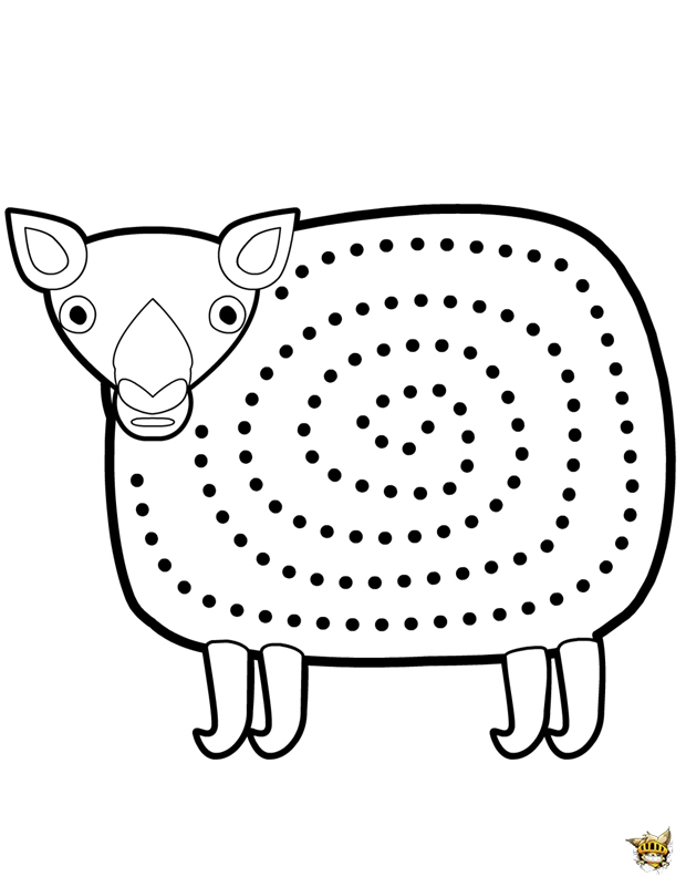 Coloring page: Sheep (Animals) #11542 - Free Printable Coloring Pages