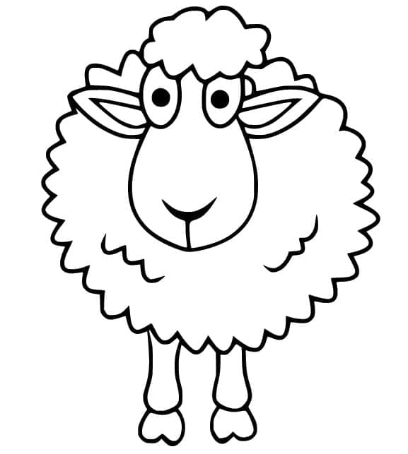 Free printable Sheep coloring page #198632 from Animals collection