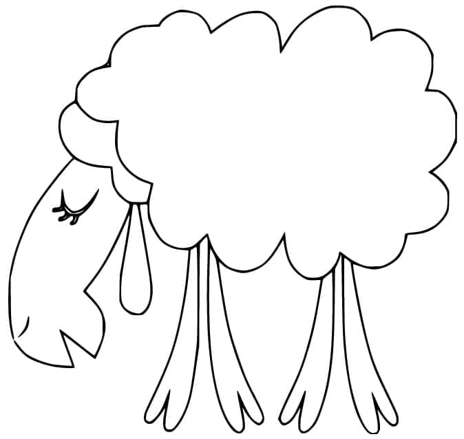 Free printable Sheep coloring page #198676 from Animals collection