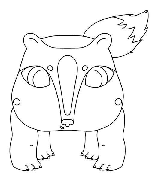 Coloring page: Skunk (Animals) #11209 - Free Printable Coloring Pages