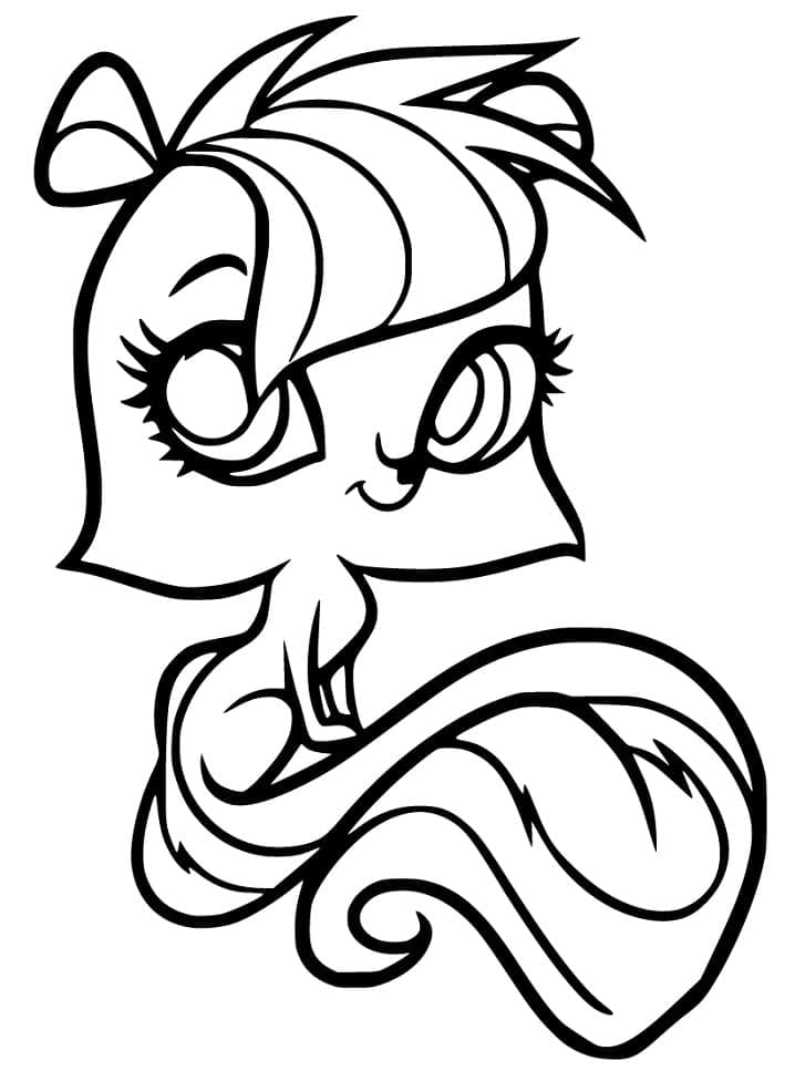 Free printable Skunk coloring page #205306 from Animals collection