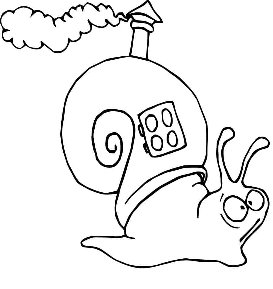 Free printable Snail coloring page #177403 from Animals collection