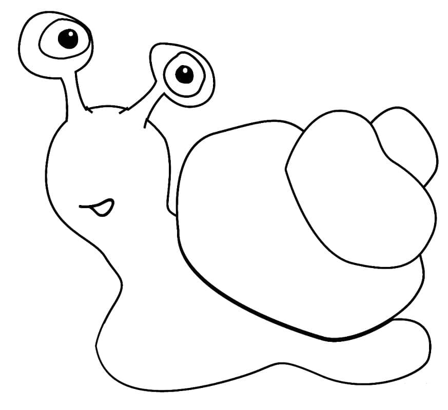 Free printable Snail coloring page #177407 from Animals collection