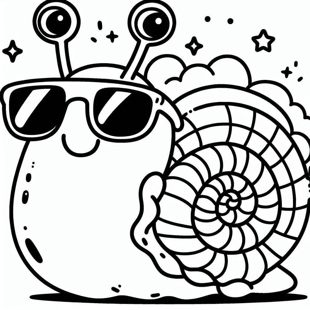 Free printable Snail coloring page #217013 from Animals collection