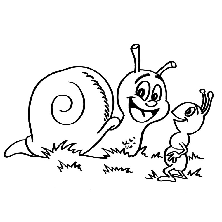 Coloring page: Snail (Animals) #6502 - Free Printable Coloring Pages