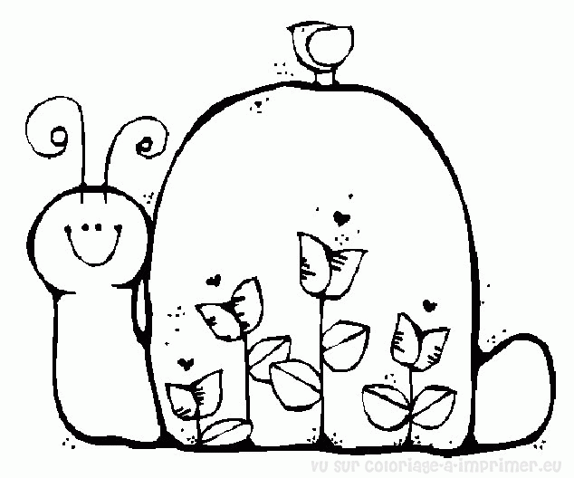 Coloring page: Snail (Animals) #6548 - Free Printable Coloring Pages