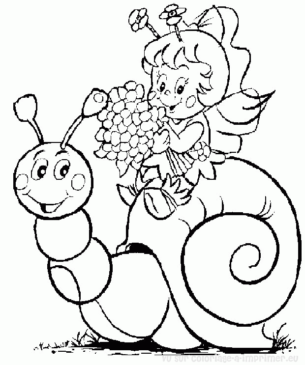 Coloring page: Snail (Animals) #6552 - Free Printable Coloring Pages