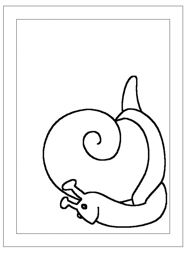 Coloring page: Snail (Animals) #6582 - Free Printable Coloring Pages