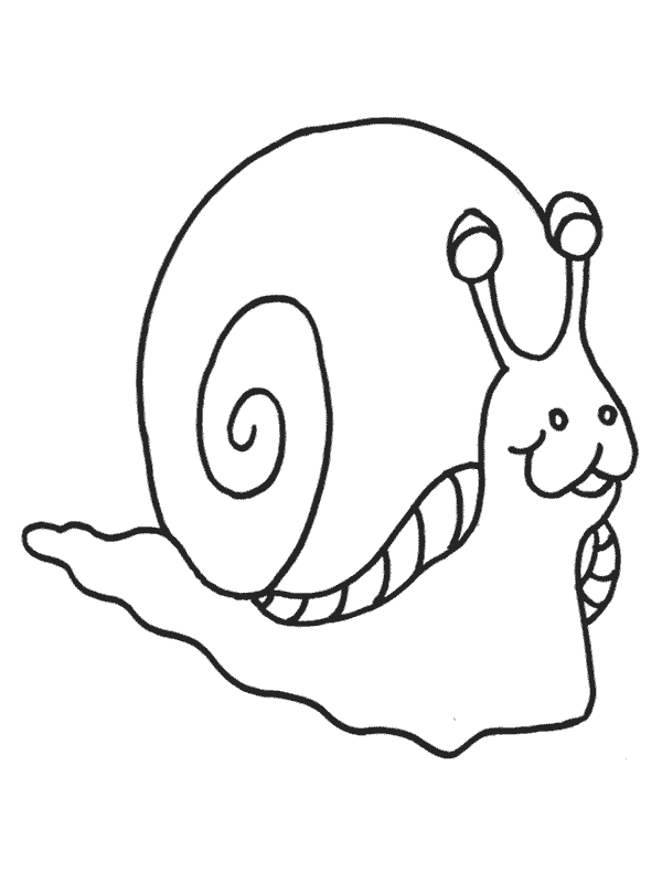 Coloring page: Snail (Animals) #6650 - Free Printable Coloring Pages