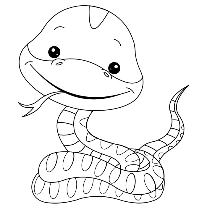 Coloring page: Snake (Animals) #14394 - Free Printable Coloring Pages