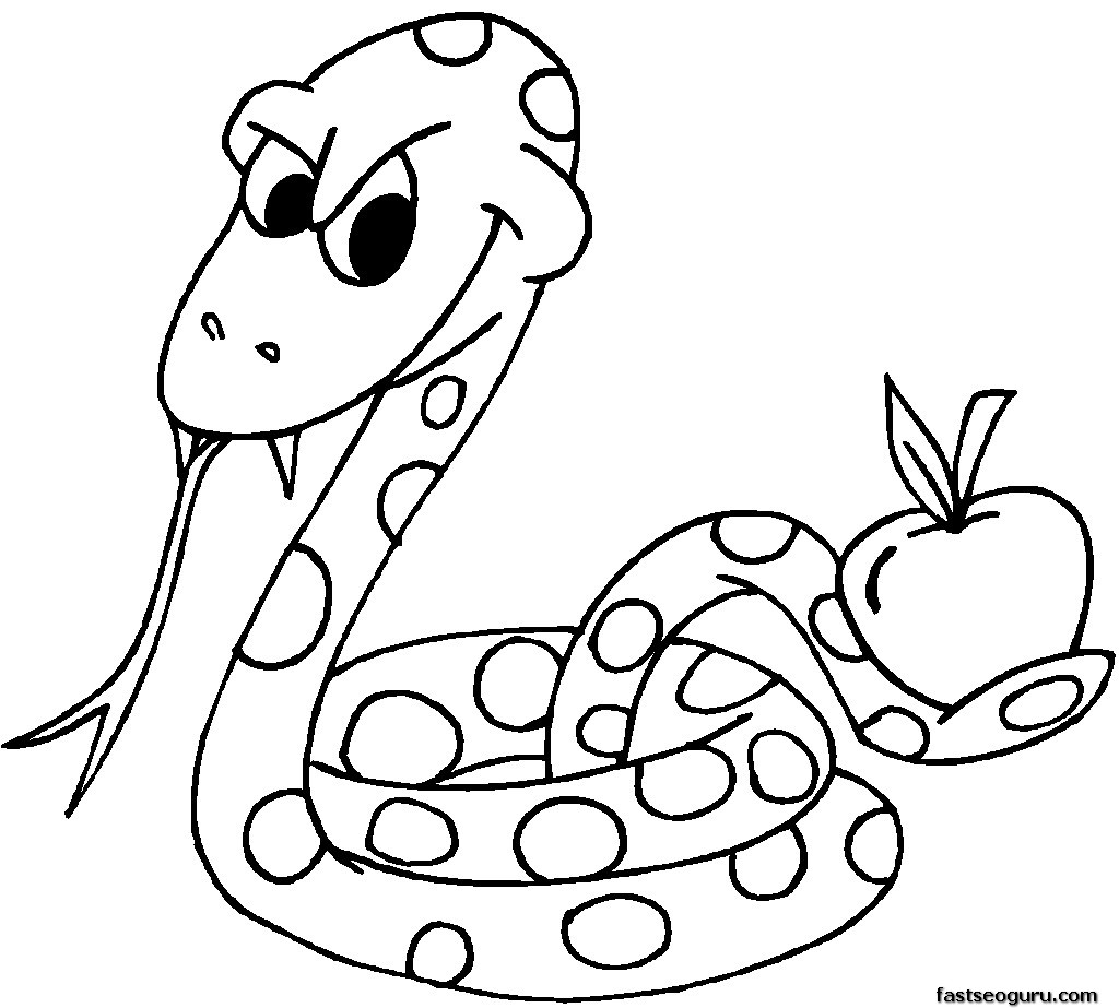 Coloring page: Snake (Animals) #14436 - Free Printable Coloring Pages