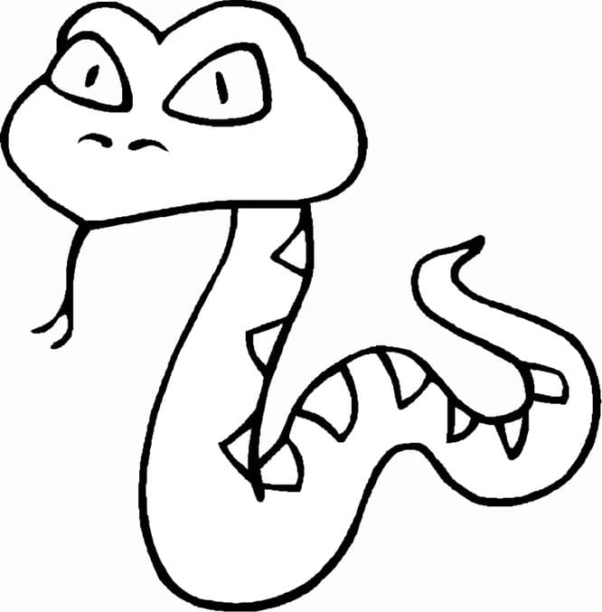 Free printable Snake coloring page #175126 from Animals collection