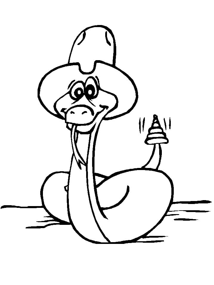 Free printable Snake coloring page #175134 from Animals collection