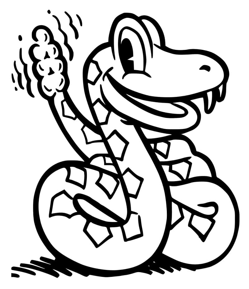 Free printable Snake coloring page #175135 from Animals collection