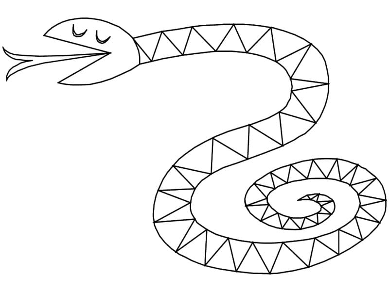 Free printable Snake coloring page #175149 from Animals collection