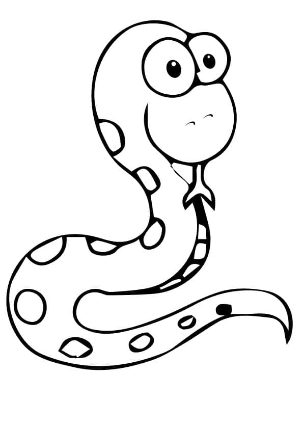 Free printable Snake coloring page #175158 from Animals collection Free printable Snake coloring page #175158 from Animals collection