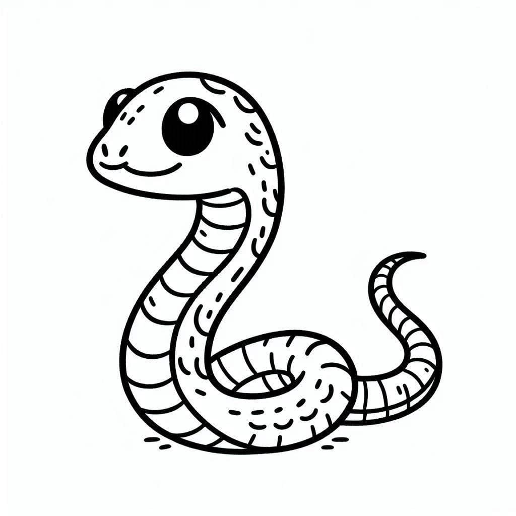 Free printable Snake coloring page #216878 from Animals collection